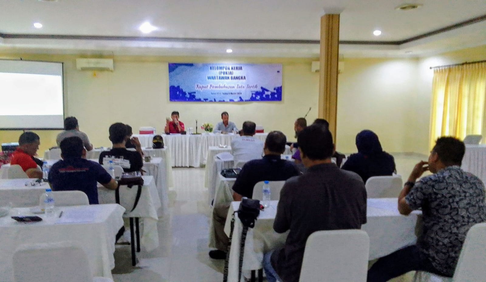 Pokja Wartawan Bangka Terbentuk, Tata Tertib Ditetapkan