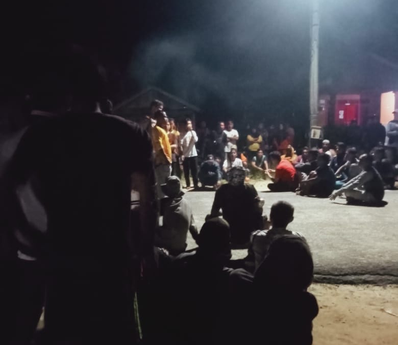 APH Diam, Warga Desa Beriga Turun Tangan Bubarkan Penambang