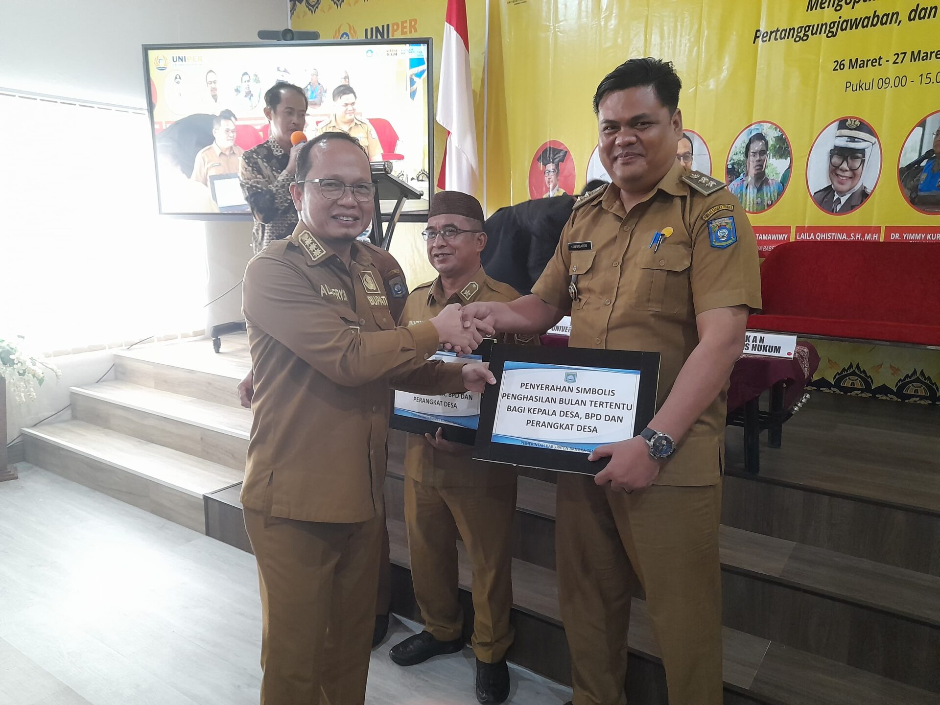 Pembayaran Pengahasilan Bulan Tertentu untuk Kades Bangka Tengah Dalam Proses Transfer