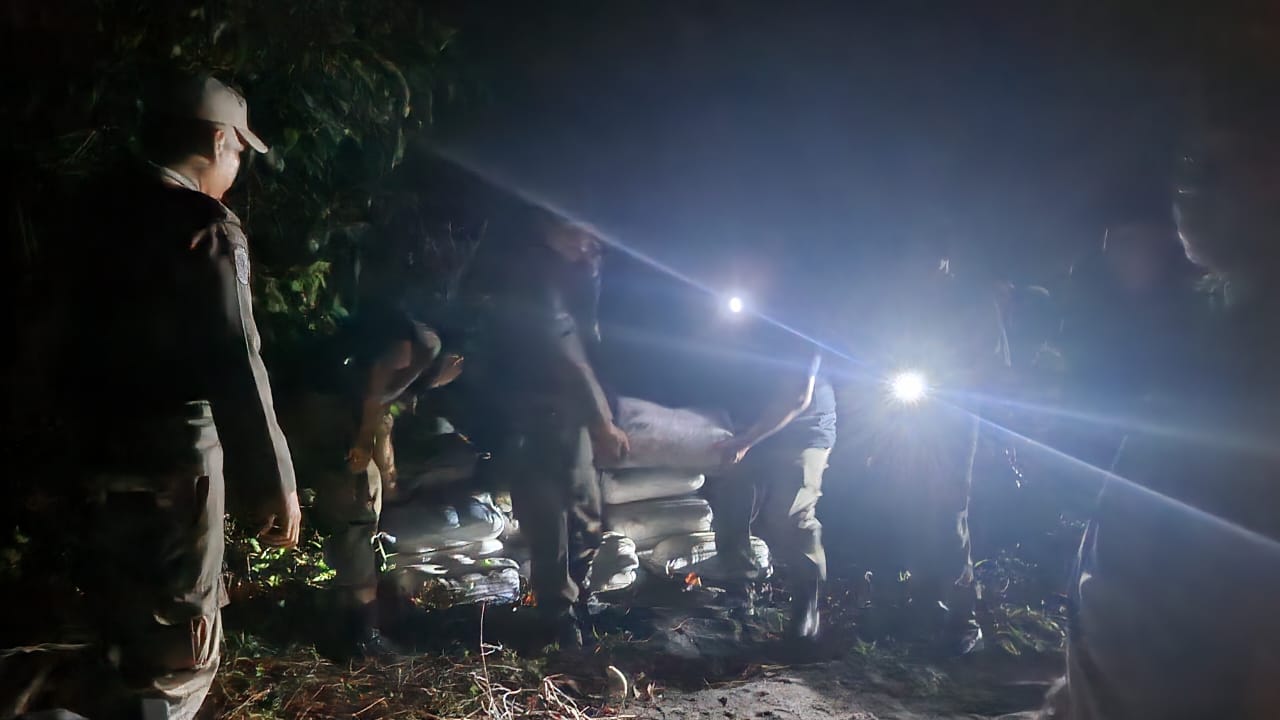 Razia di Tanjung Langka, Tim Gabungan Temukan 43 Karung Timah Siap Jual