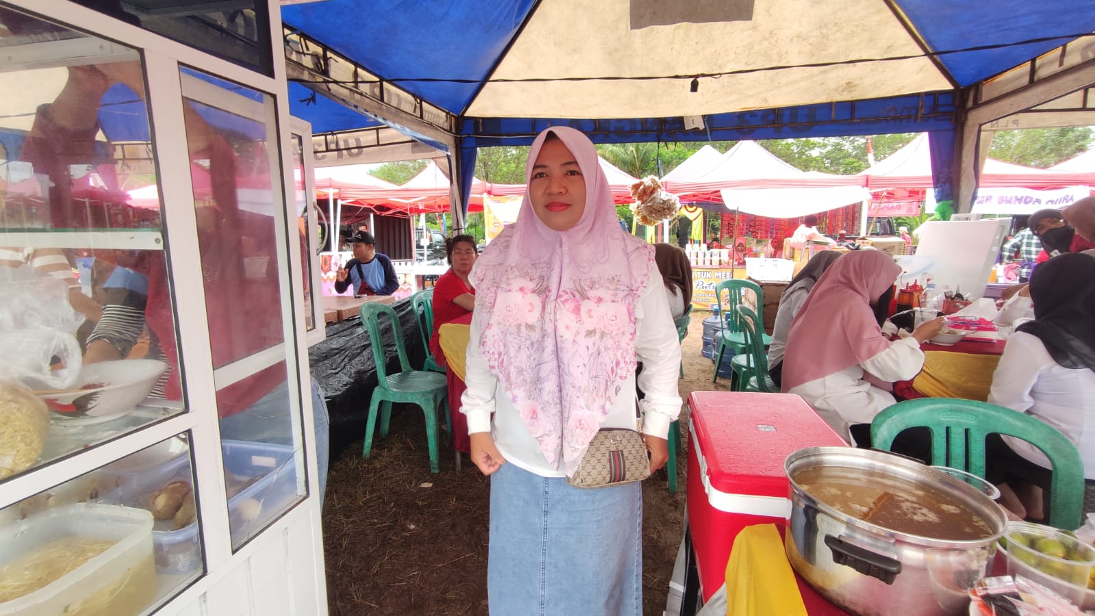 Bakso Asli Toboali Laris Manis di Basel Bekecak Festival