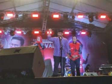 Takjub Dengan Pengunjung Basel Bekecak Festival 2024, Pj Gubernur Sumbang Suaranya