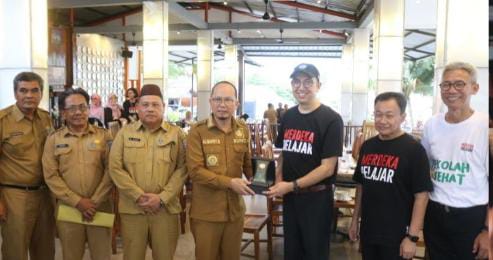 Didepan Kemendikbudristek, Algafry Banggakan Pendidikan Pulau Nangka dan Semujur