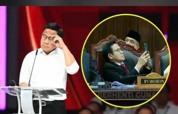 Cawapres Cak Imin Dapat Teguran dari Petugas Keamanan MK