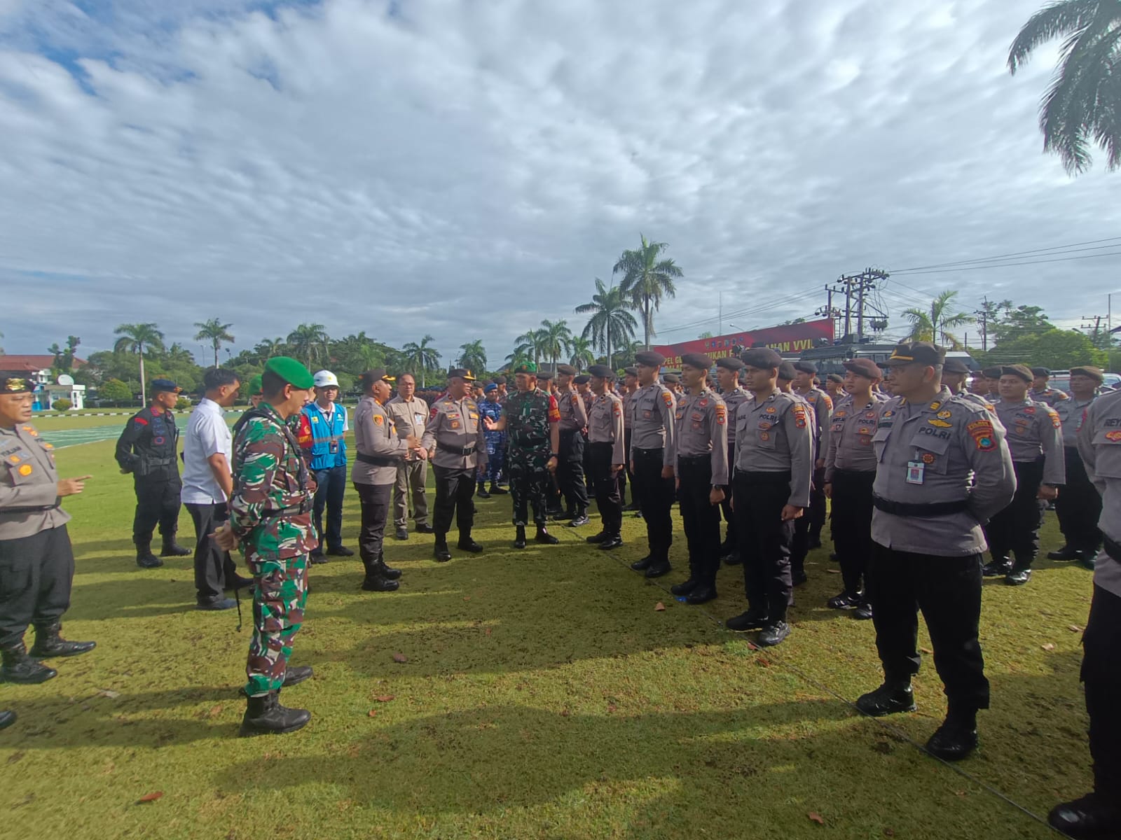 100 Personel Amankan Kunjungan Wapres RI ke Islamic Center Sungailiat