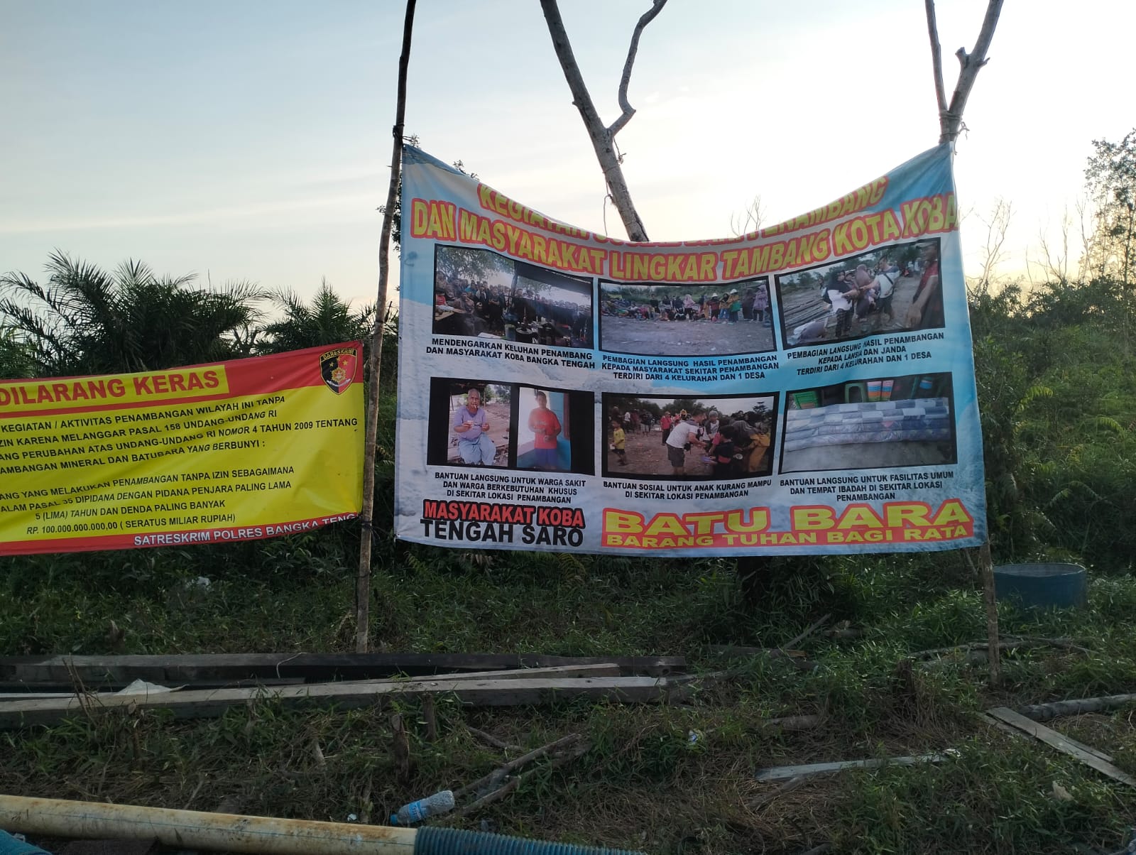 Alasan Perut, Penambang di Merbuk, Kenari dan Punguk Gunakan Tagline “Batu Bara”