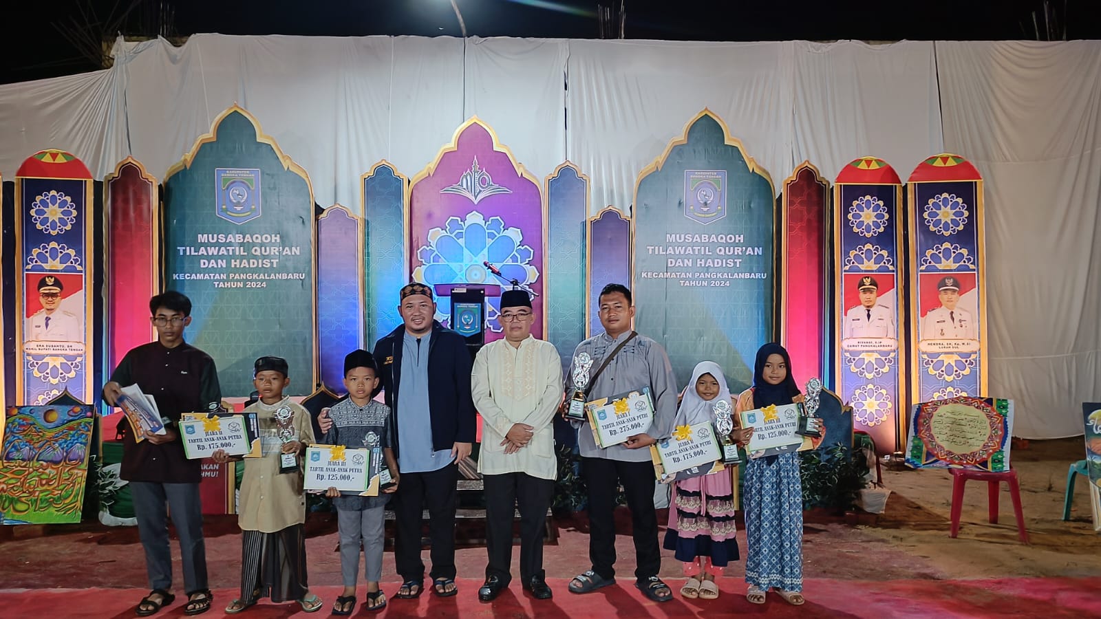 MTQH Kecamatan Pangkalanbaru Ditutup, 80 Peserta Maju ke Tingkat Kabupaten