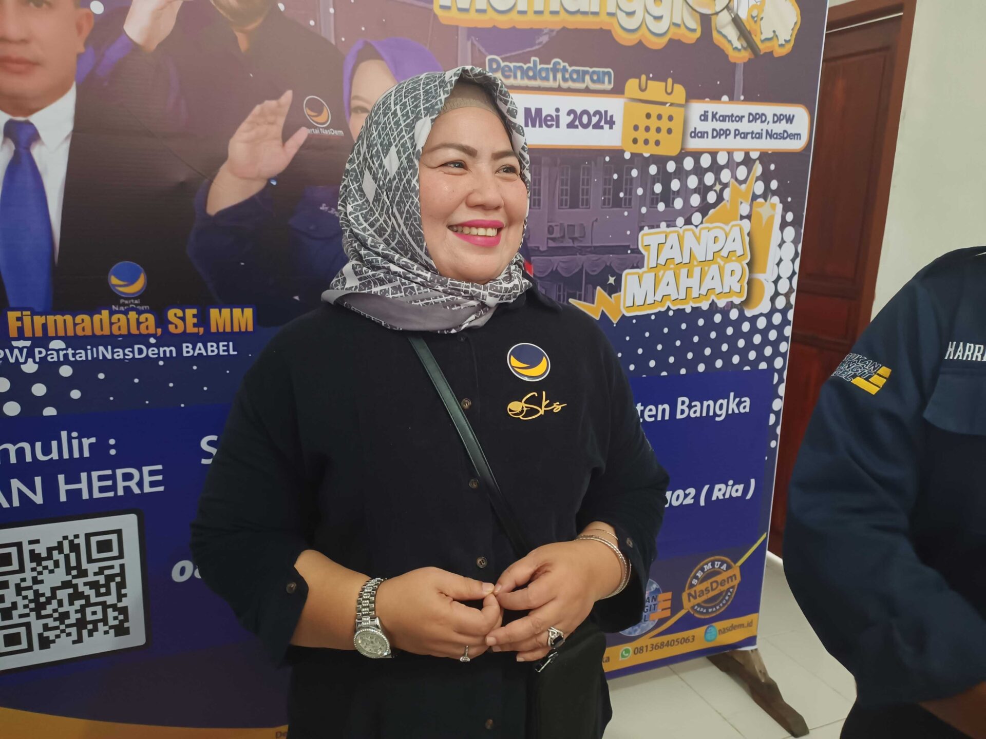 Usnen Ambil Formulir di Partai Nasdem, Sri Kristin: Keputusannya Melalui Pleno