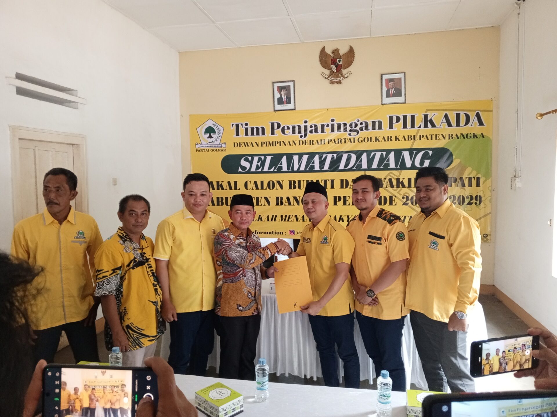 Bangun Komunikasi Politik Jelang Pilkada, Mulkan Ambil Formulir Cabup Partai Golkar