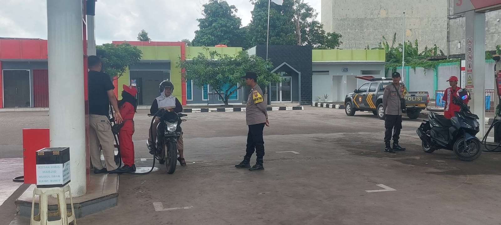 Masyarakat Keluhkan Adanya Pengerit di SPBU, Kapolsek Toboali Tegaskan Tidak Ada Temuan