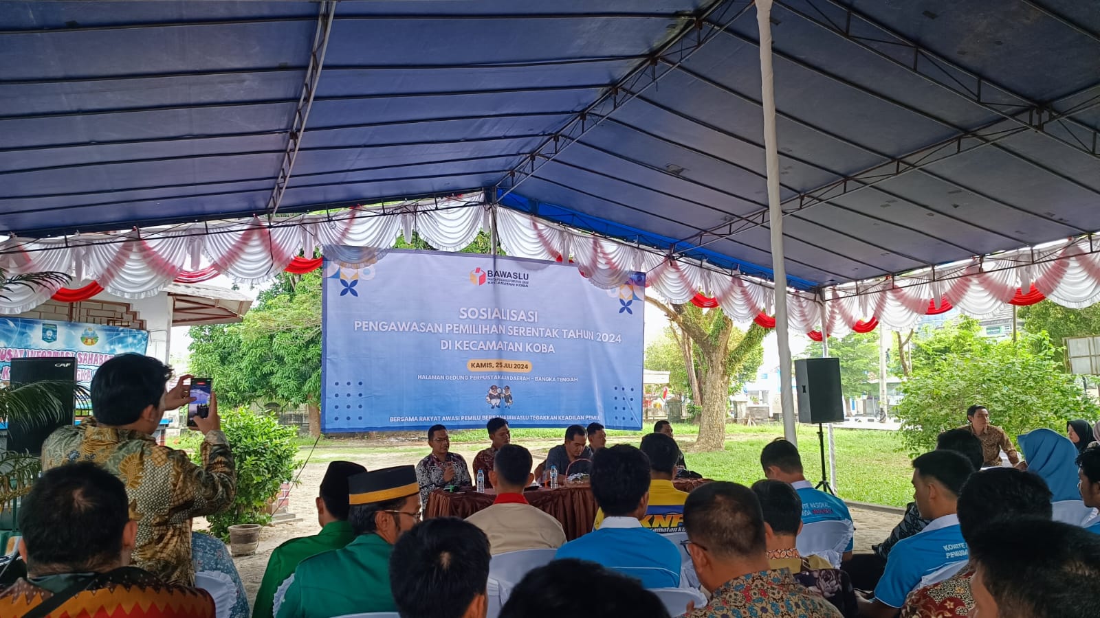 Panwascam Koba Ajak LSM dan Ormas Jaga Pilkada 24