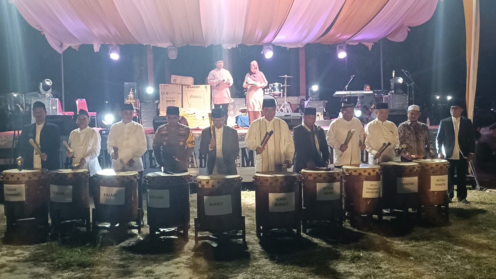 Suara Bedug dan Takbir Iringi Pembukaan MTQH Bangka Tengah