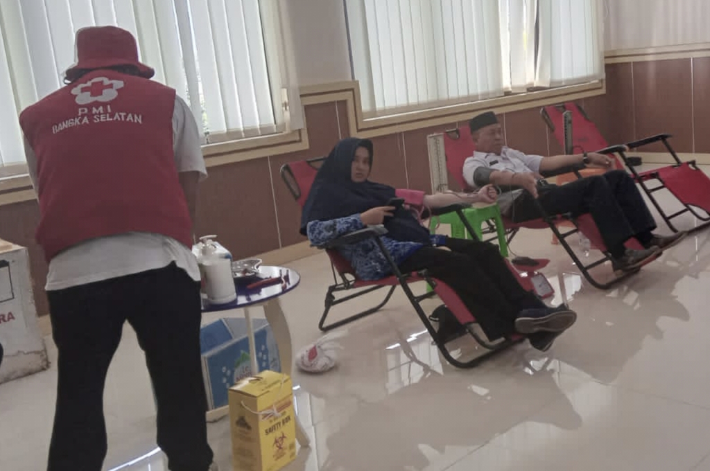 Kejari Bangka Selatan Kumpulkan 18 Kantong Darah