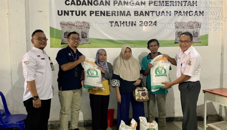 1.422 Keluarga di Kecamatan Rangkui Dapat 10 Kg Beras
