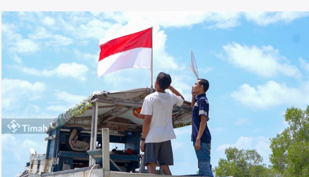 PT Timah Merah Putihkan Bangka Tengah