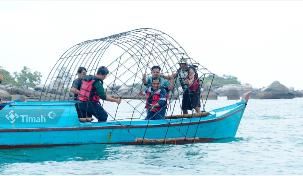 PT Timah Tenggelamkan 37 Unit Coral Garden