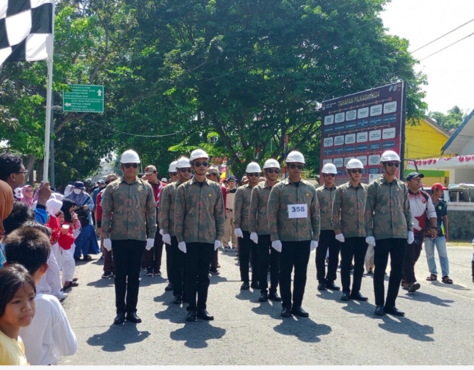 Tim Gerak Jalan PT Timah Sabet Juara Satu