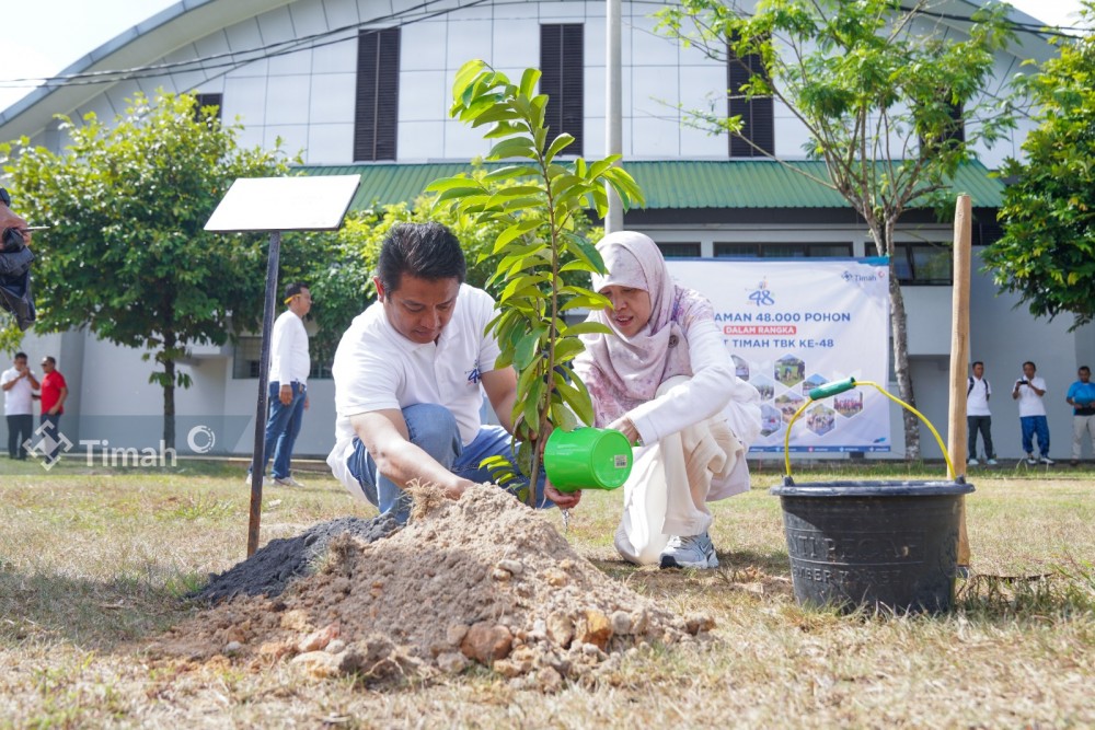 HUT PT Timah, 892 Anak Dikhitan hingga Tanam 48 Ribu Mangrove