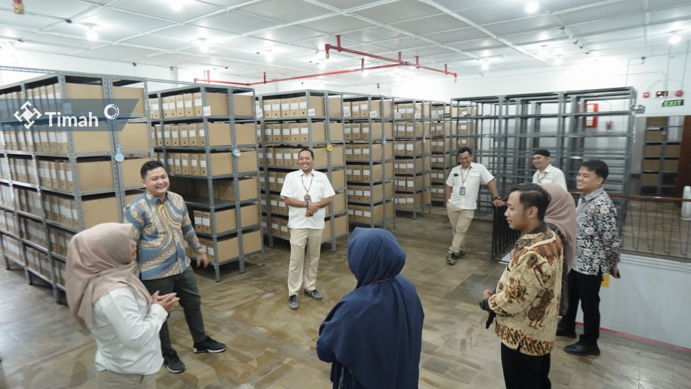Kerap Jadi Lokasi Benchmark Pengelolaan Arsip, PT Timah Didatangi PT Taspen