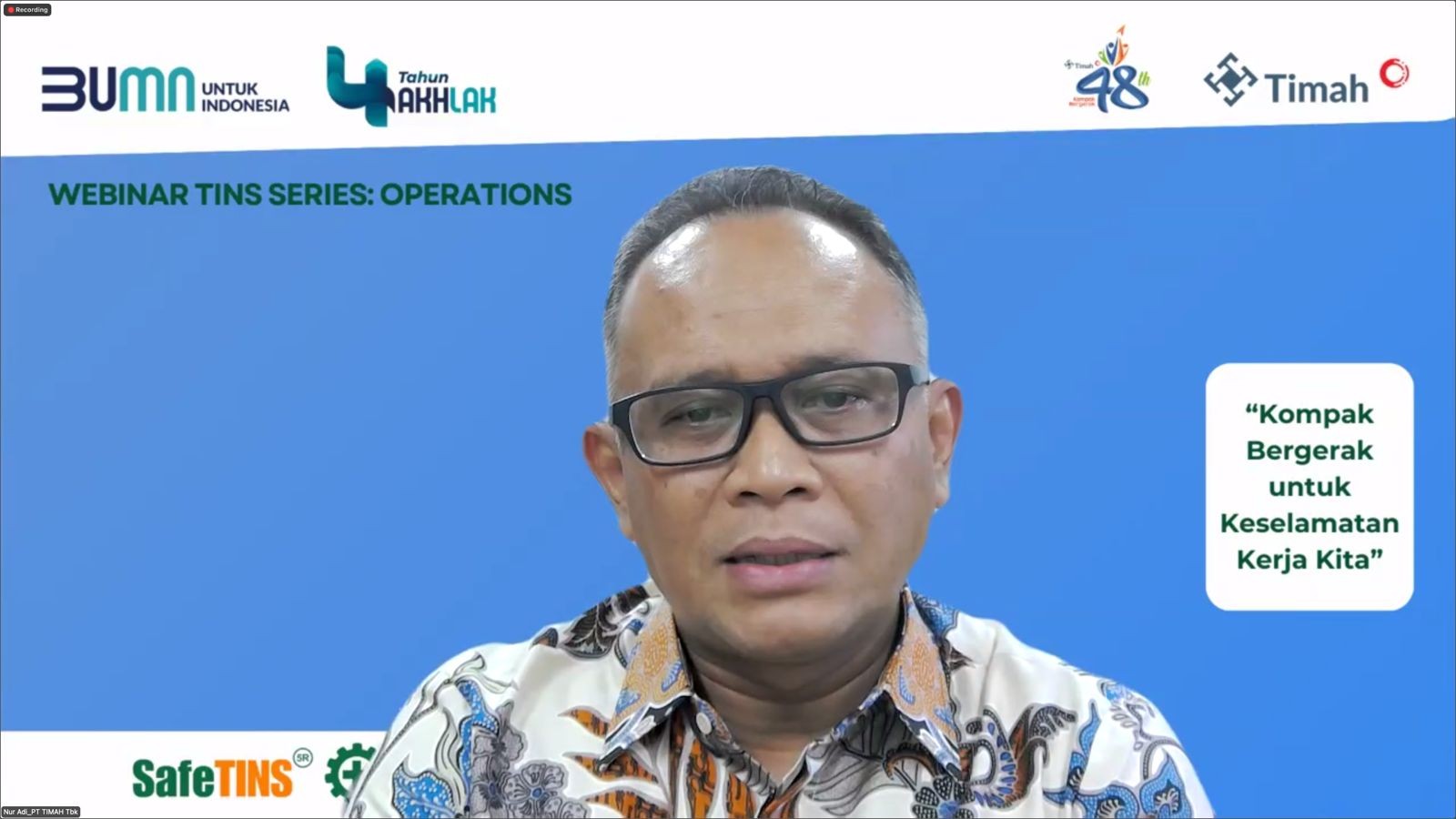 PT Timah Kenalkan SafeTINS