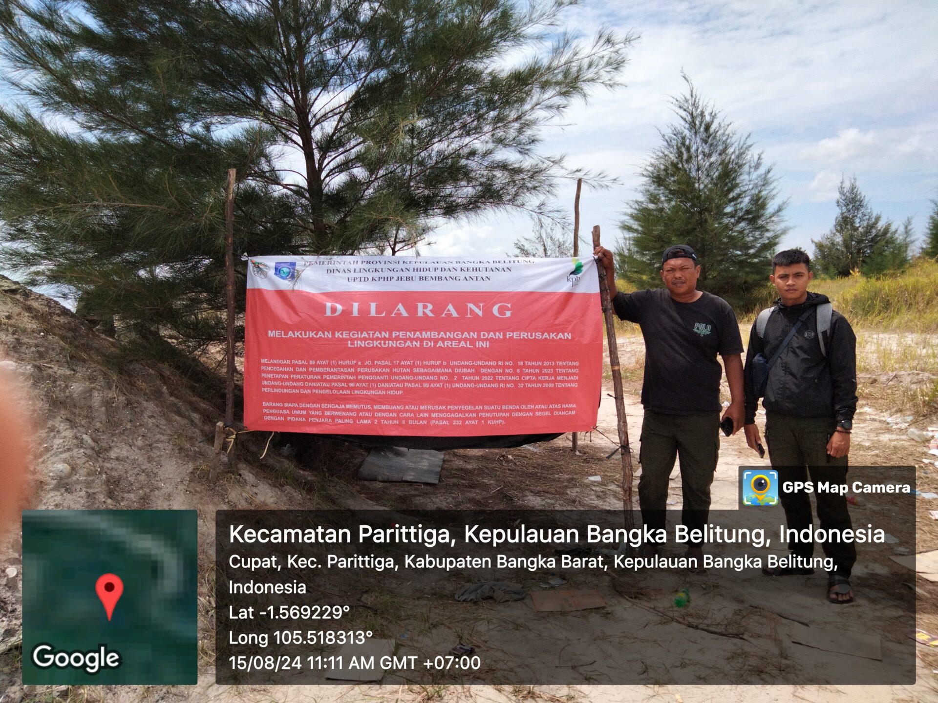 Kabar Plang Kawasan Hutan Lindung Hilang Ternyata !