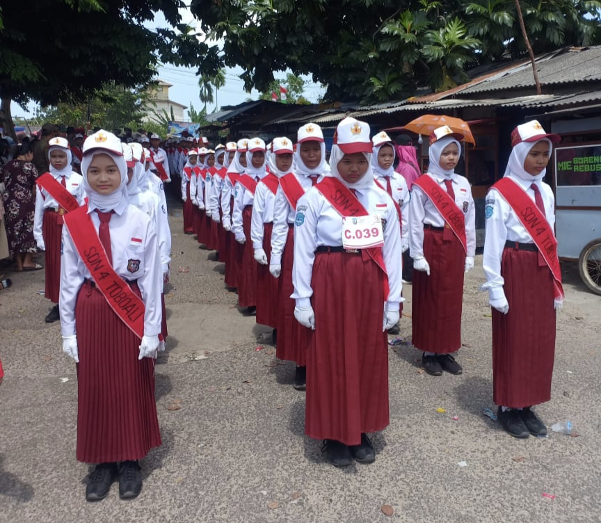 SDN 04 Toboali Turunkan Empat Pasukan