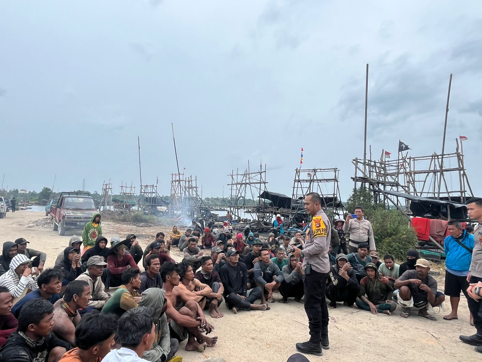 Sudah Berlangsung Lama, Kapolres Bangka Tengah Berkelit Saat Ditanyakan Penampung Timah Kawasan Merbuk