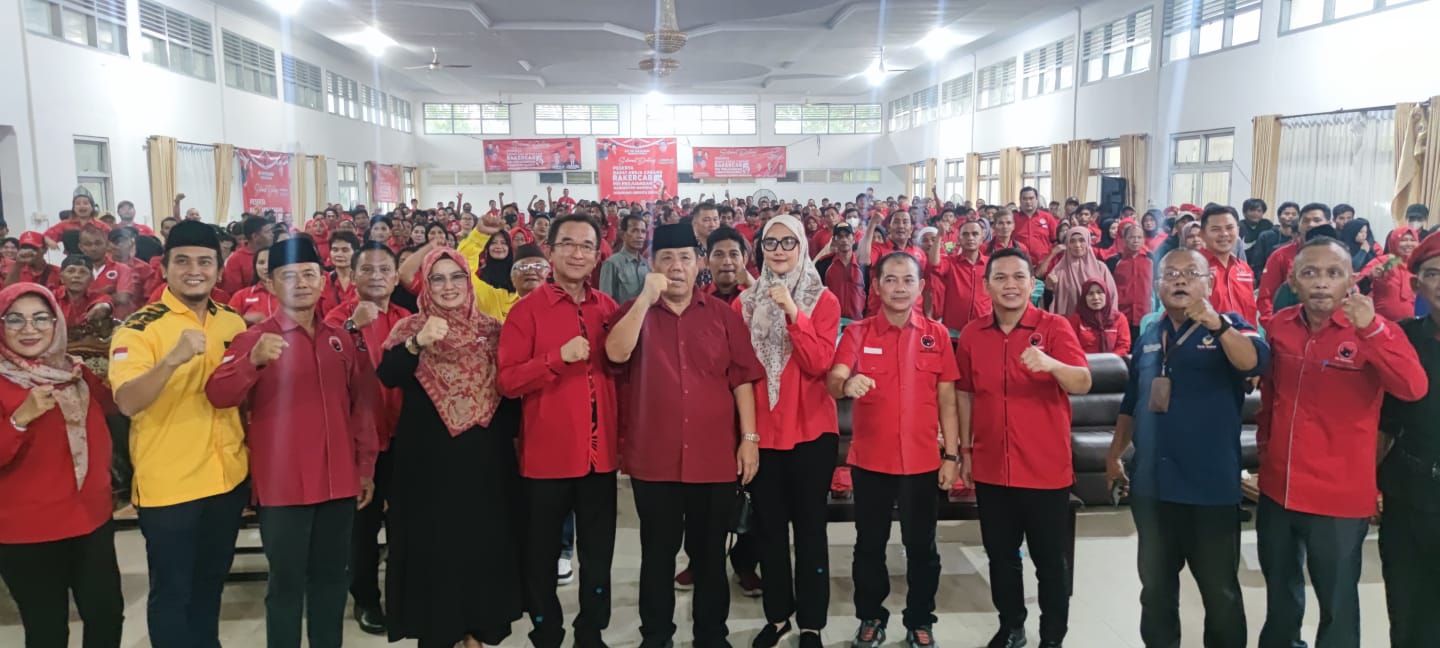 Siap Menangkan Pasangan MAPAN, DPC PDIP Bangka Rumuskan Strategi dalam Rakercab