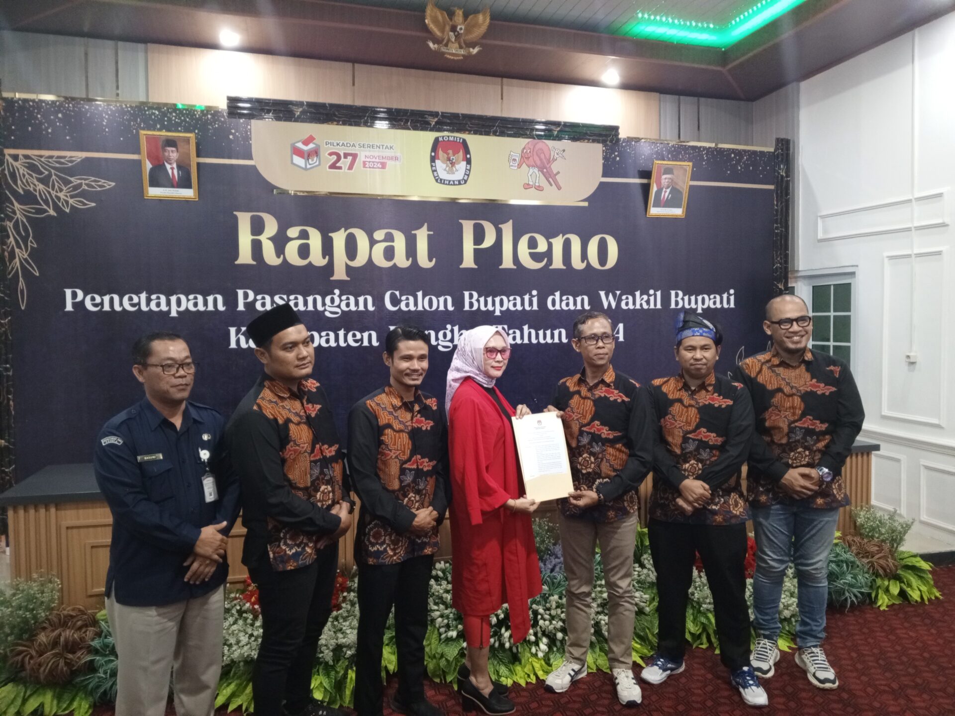 KPU Bangka Tetapkan Pasangan MAPAN, Sebagai Paslon Bupati dan Wakil Bupati