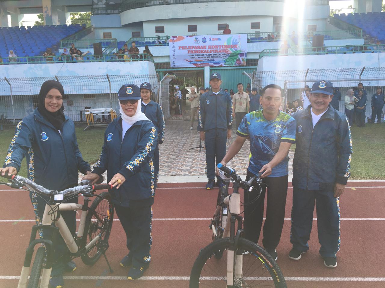 113 Atlet POPDA Pangkalpinang Dilepas