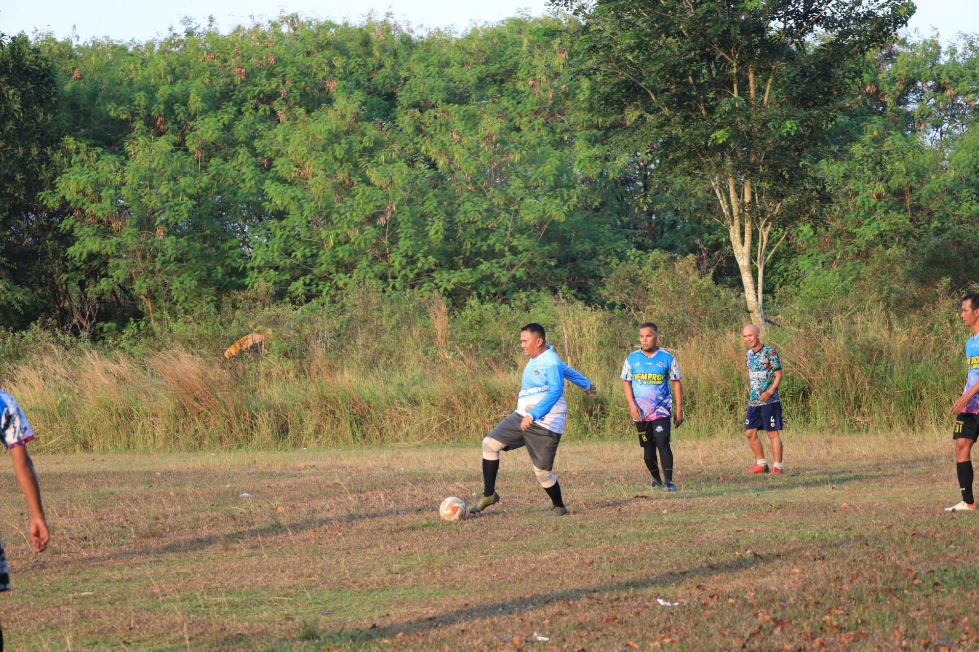 Tampil Bersama Veteran U-38, Budi Utama Berposisi Penyerang