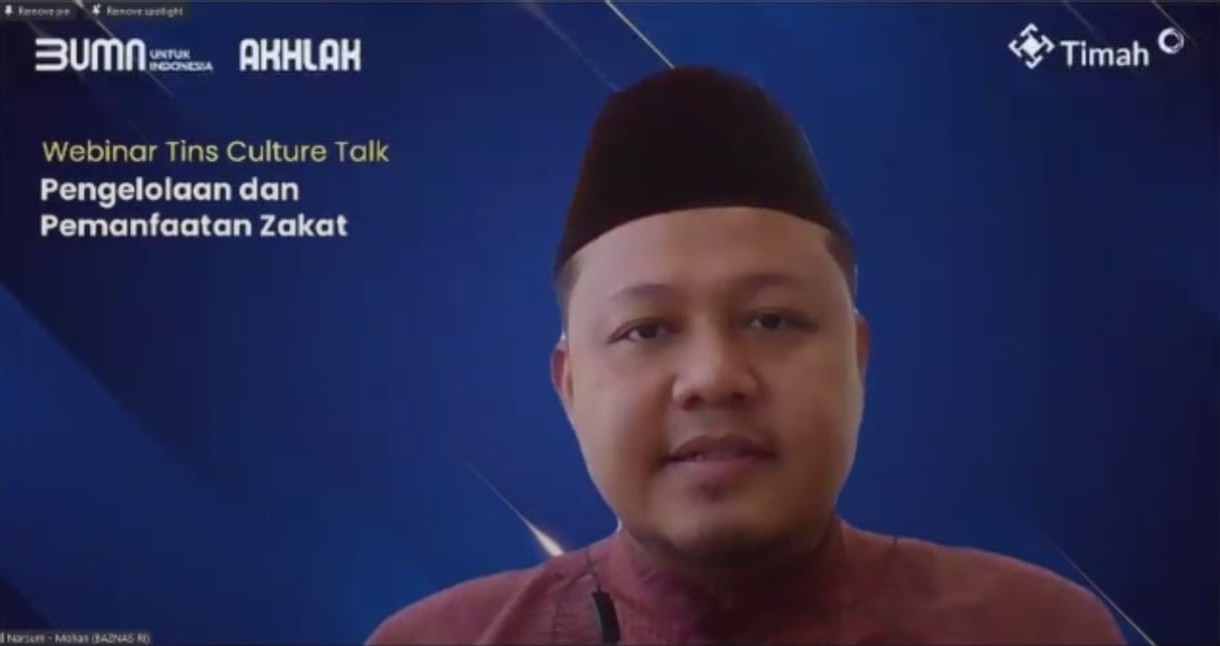 Ingatkan Pegawai Tentang Zakat, UPZ PT Timah Gelar Webinar Ins Culture Talk