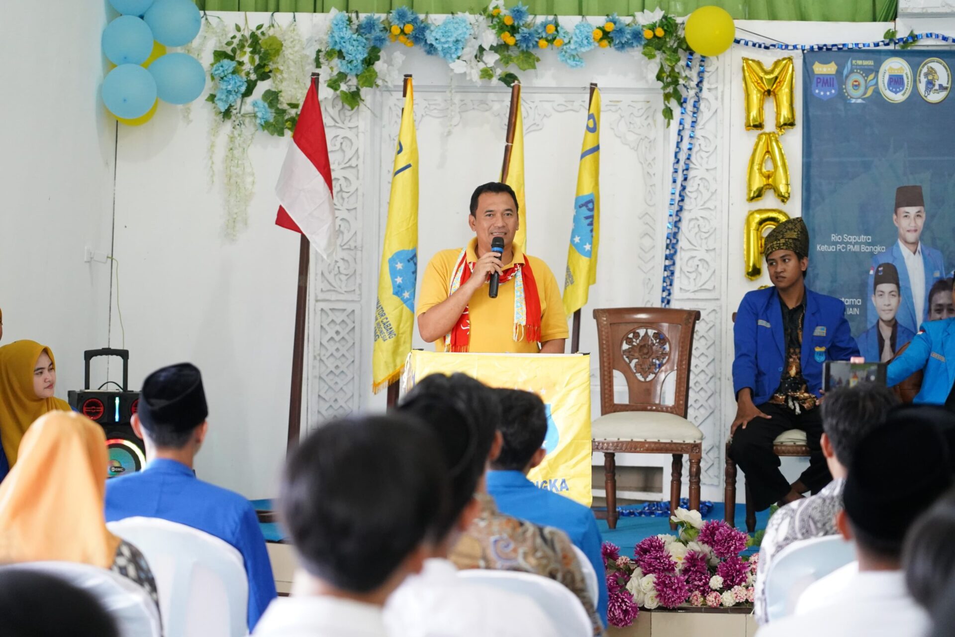 PMII IAIN SAS Babel Dapat Wejangan dari Pj Wali Kota Pangkalpinang