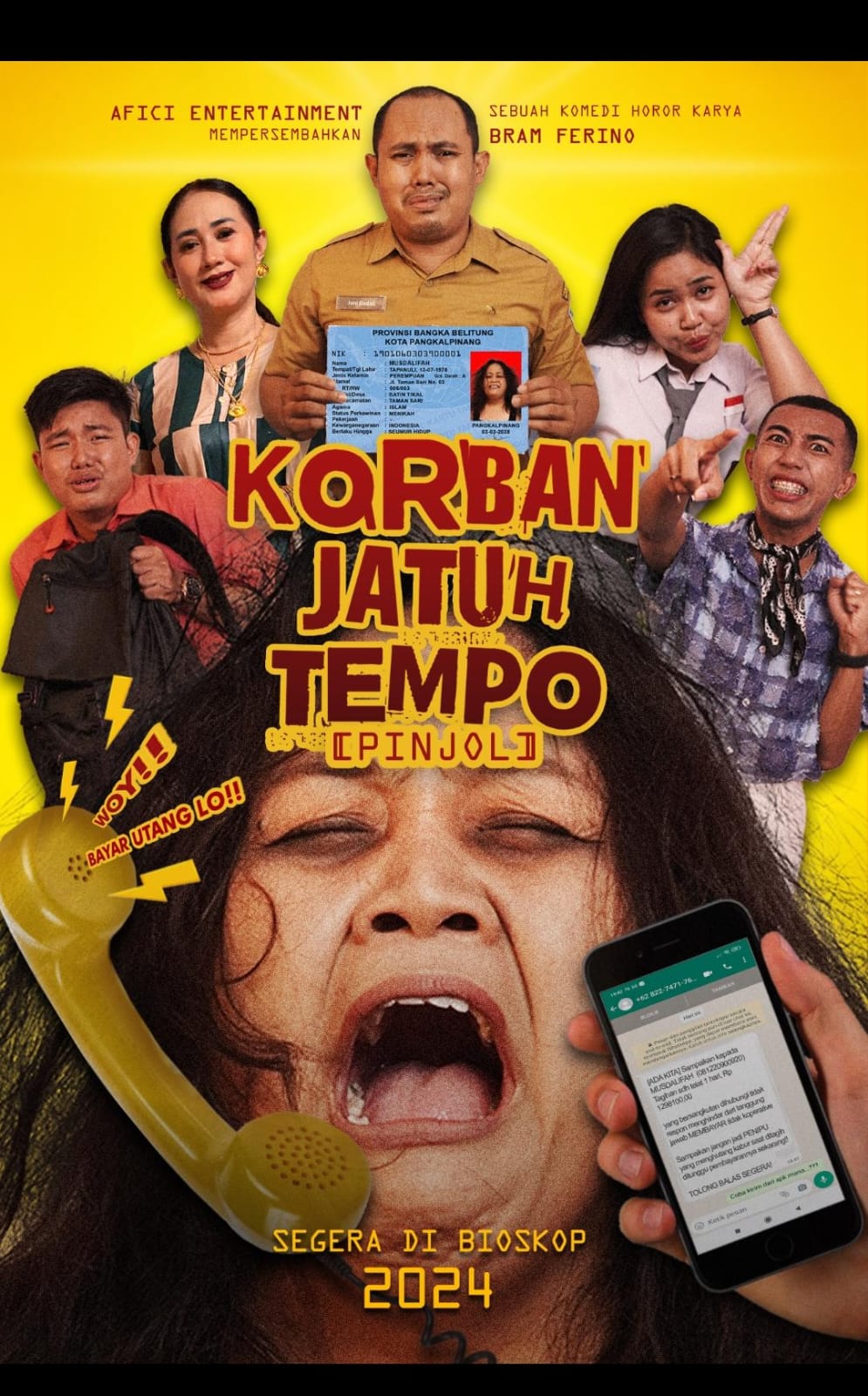 Tiba Waktunya Sebuah Film! Teaser Poster Korban Jatuh Tempo (PINJOL)