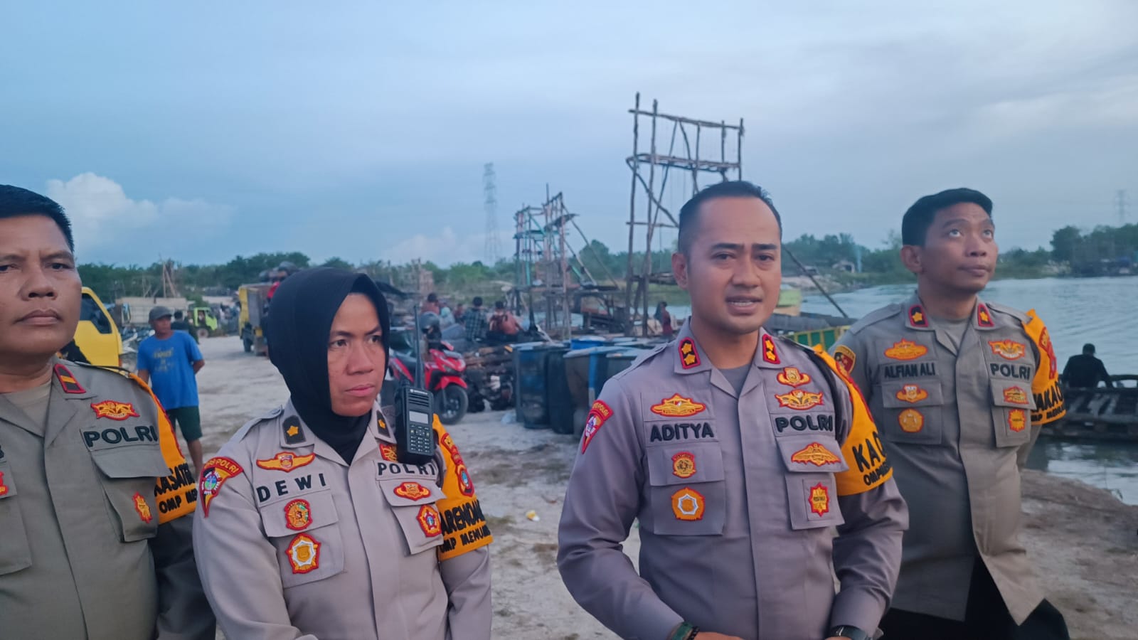 Lagi, Kapolres Bangka Tengah Ingatkan Penambang di Merbuk Angkat Kaki