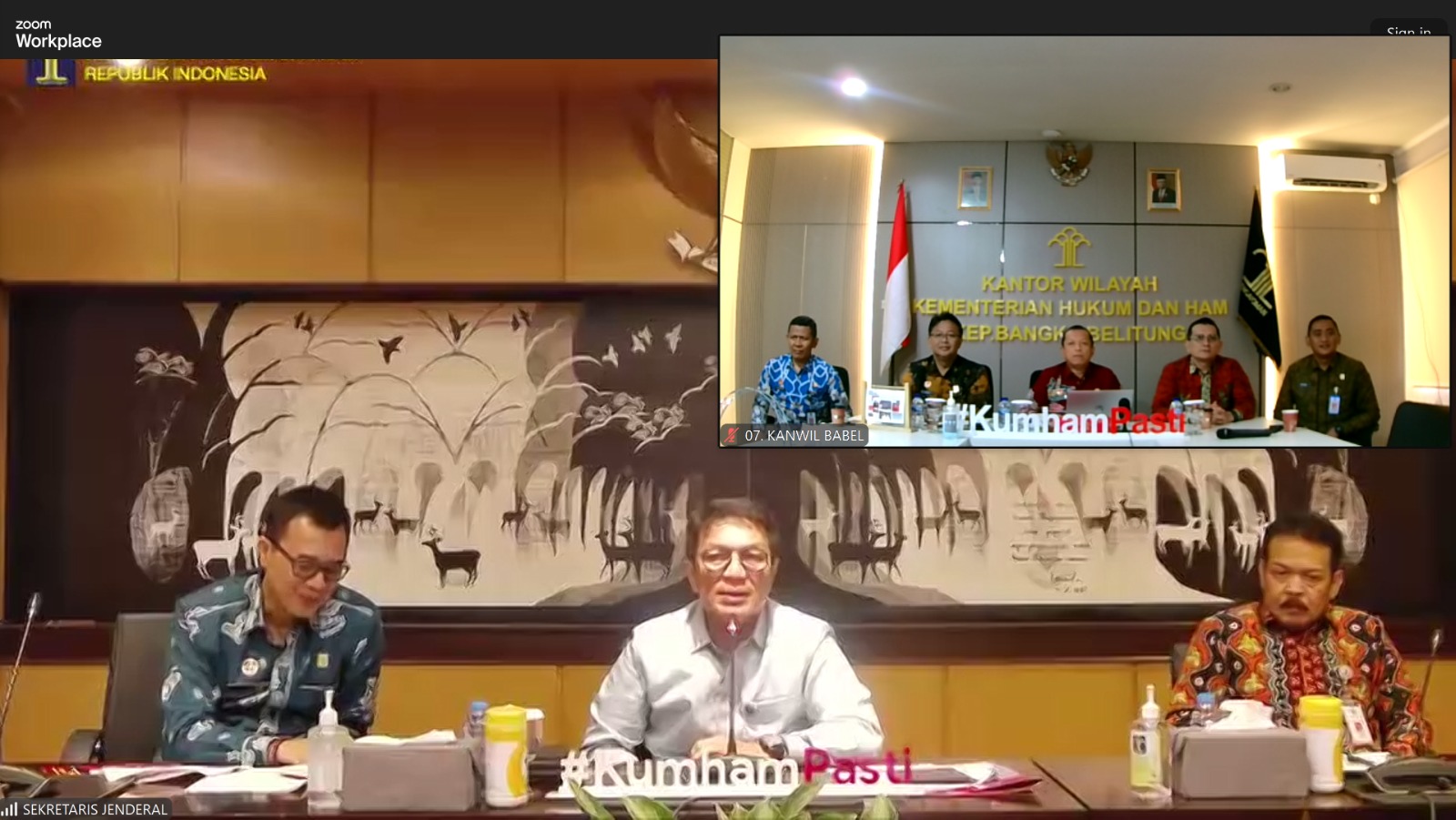 Sekjen Kemenkumham Nico Alfinta Minta Jajarannya, Pedomani Tiga Pilar