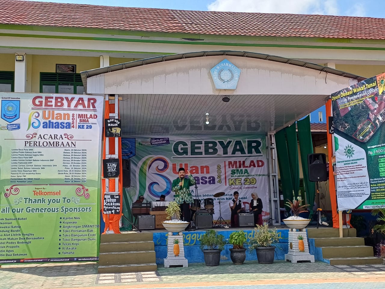 HUT ke 29, SMA Muhammadiyah Toboali Gelar Penggalangan Dana