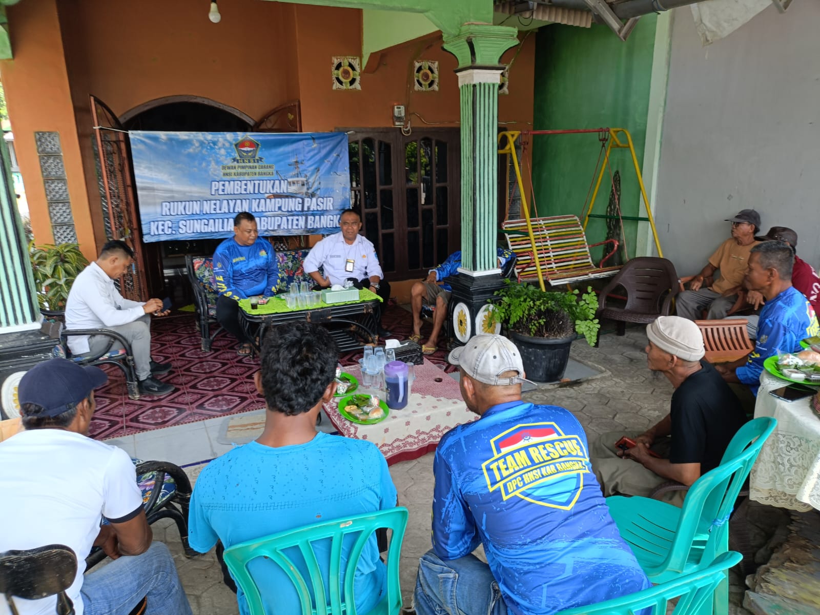 Kembangkan Struktur organisasi, DPC HNSI Bangka Bentuk Rukun Nelayan