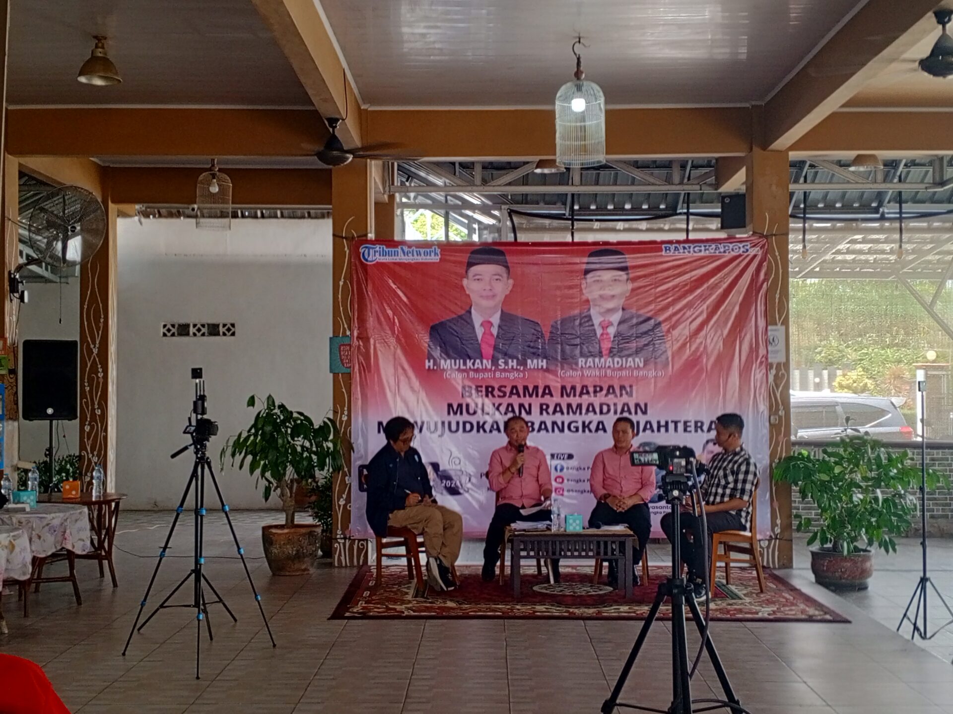 Mulkan Sampaikan Alasan, Kembali Calonkan Diri Menjadi Bupati Bangka