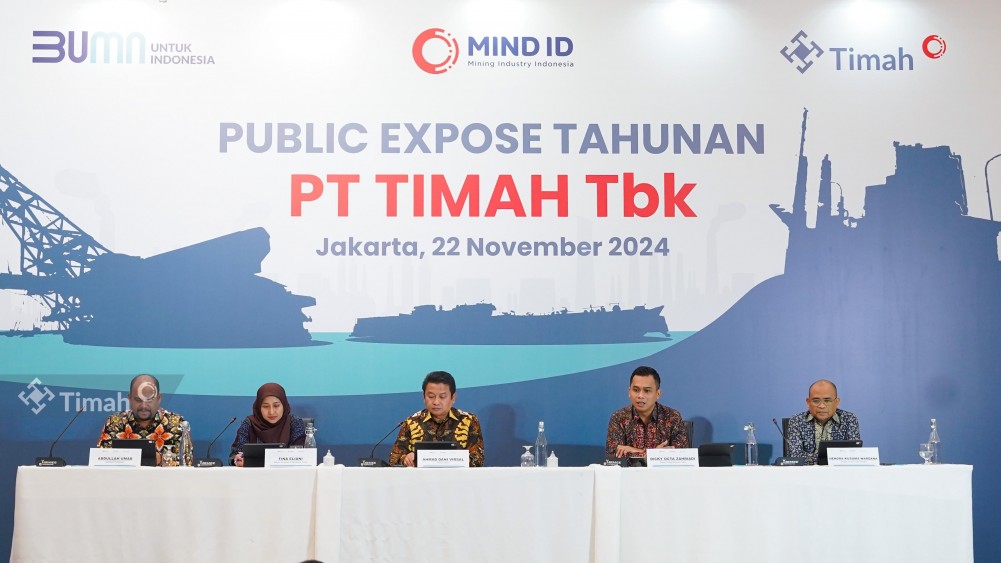Kuartal III 2024, Capaian Produksi PT Timah 15.189 Ton