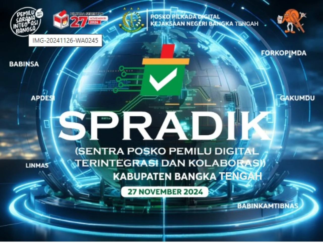 Dukung Kelancaran Pilkada 2024, Kejaksaan Luncurkan Aplikasi SPRADIK