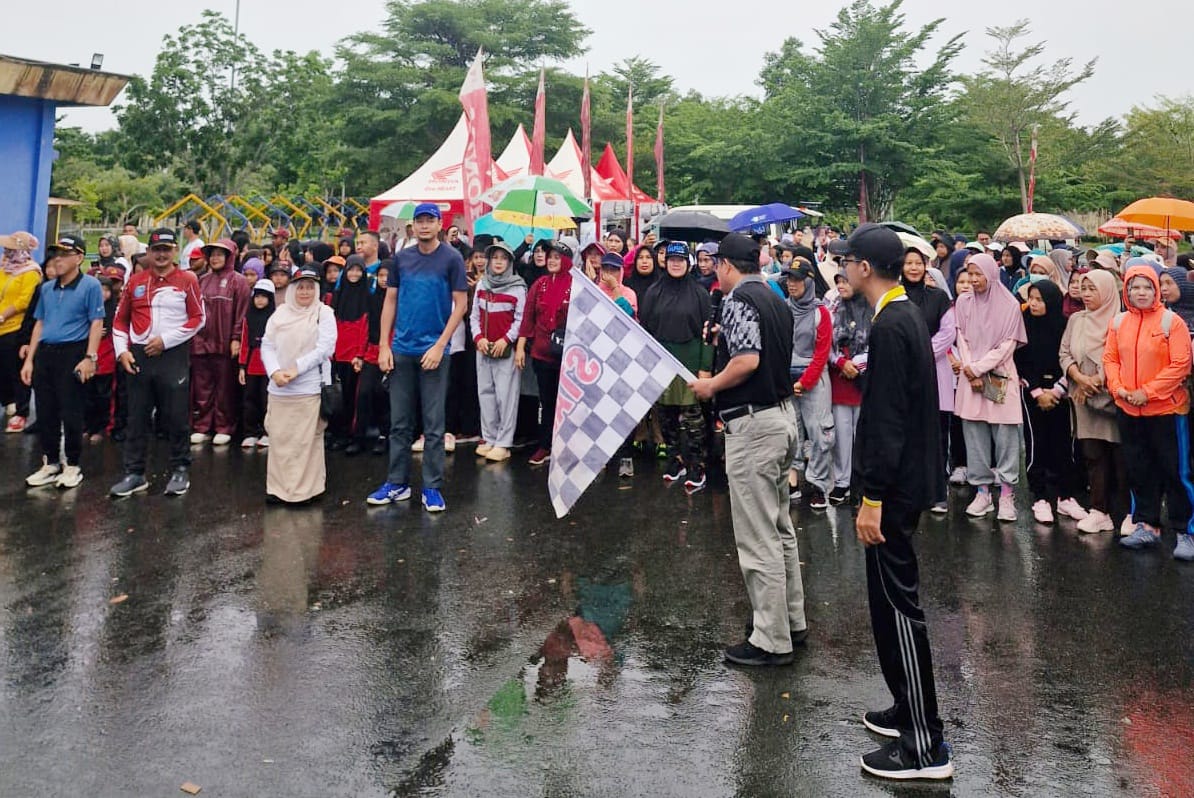 Diadakan saat Jam Kerja, Jalan Sehat Dinkes Bateng Sepi