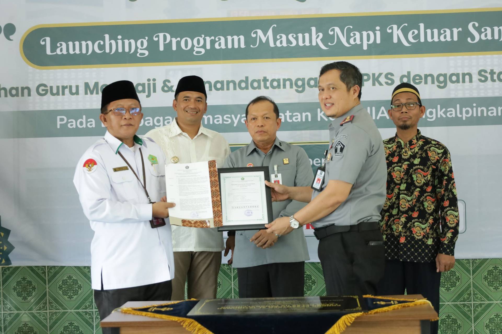 Keluar Lapas jadi Santri