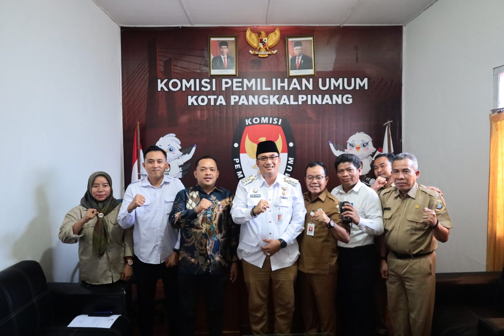 Targetkan 83 Persen Partisipan, Pj Wali Kota Pangkalpinang Susun Strategi Bersama KPU