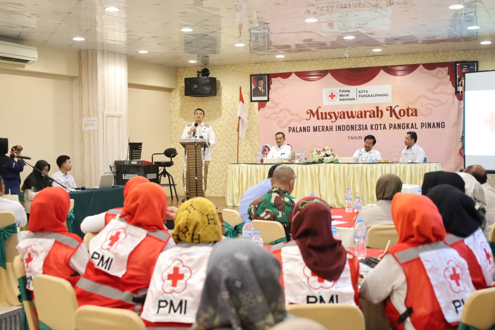 Buka Muskot PMI Pangkalpinang, Budi: Siapapun Pemimpinnya Harus Bangun Jejaring