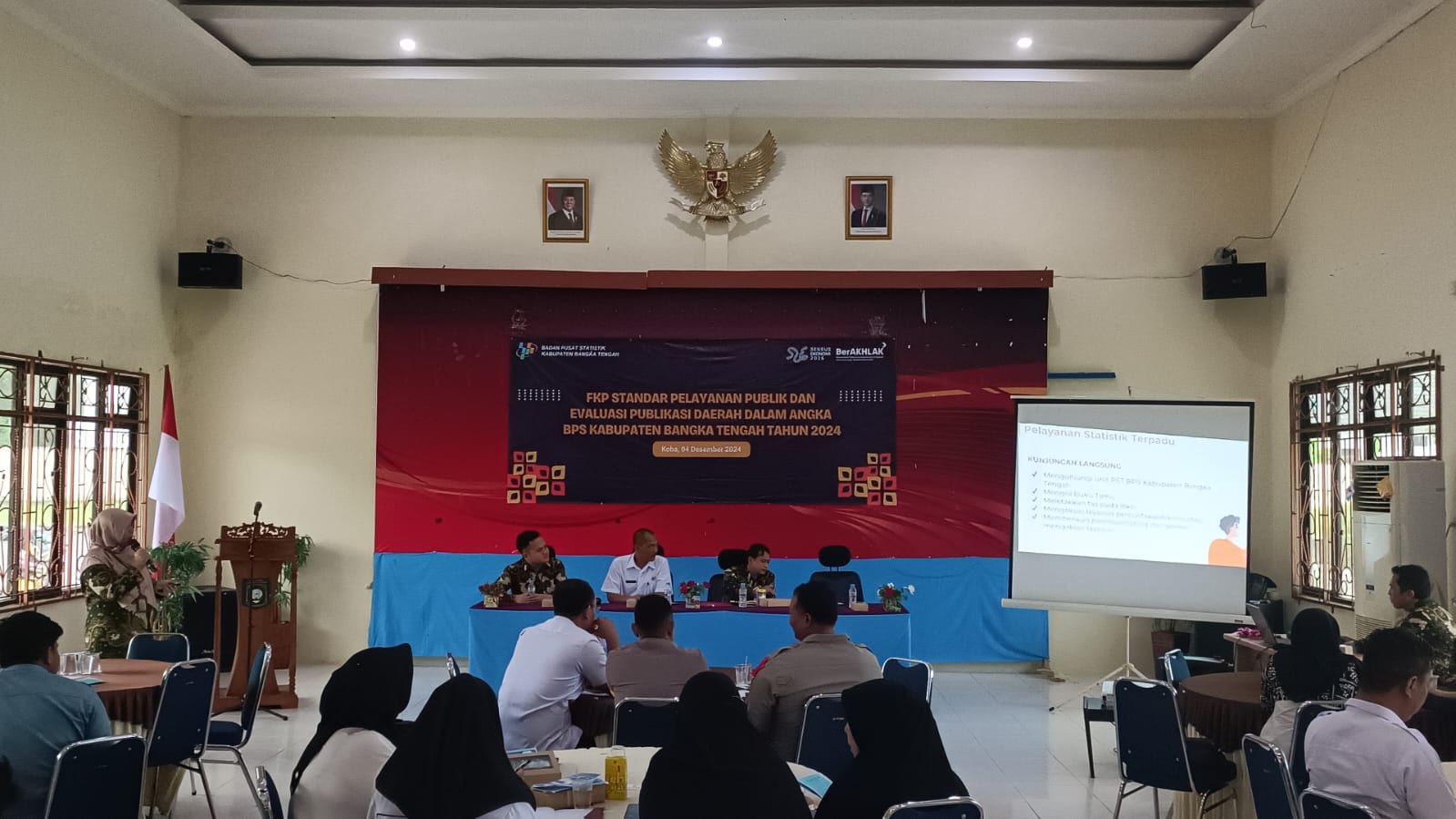 BPS Bangka Tengah Berikan Empat layanan Publik