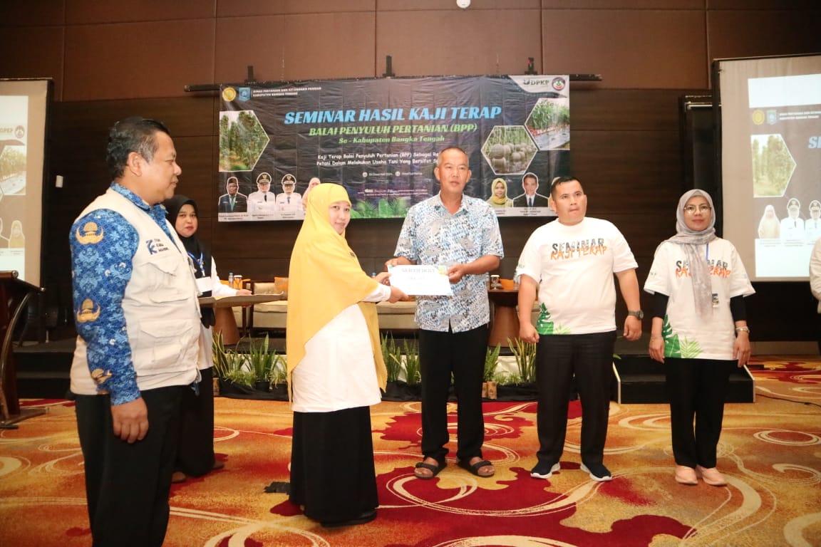 Seminar Kaji Terap BPP Bangka Tengah, Tingkatkan Kapasitas Petani dan Penyuluh