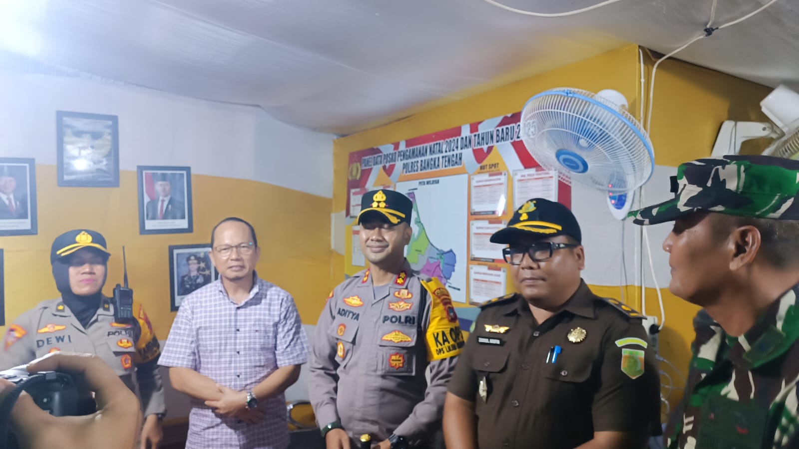 Amankan Malam Natal, Polres Bangka Tengah Turunkan 99 Personel