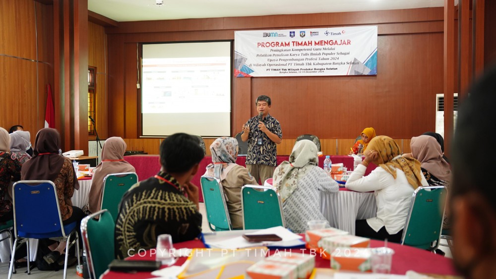 Kembangkan Potensi Guru, Program Timah Mengajar Digelar di Bangka Selatan