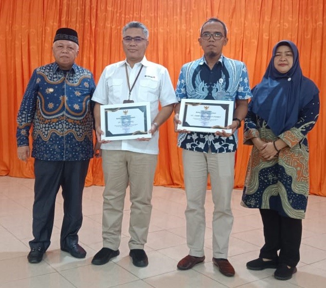 Berkontribusi Pajak PBB Terbesar, PT Timah Dapat Penghargaan Pemkab Bangka Barat